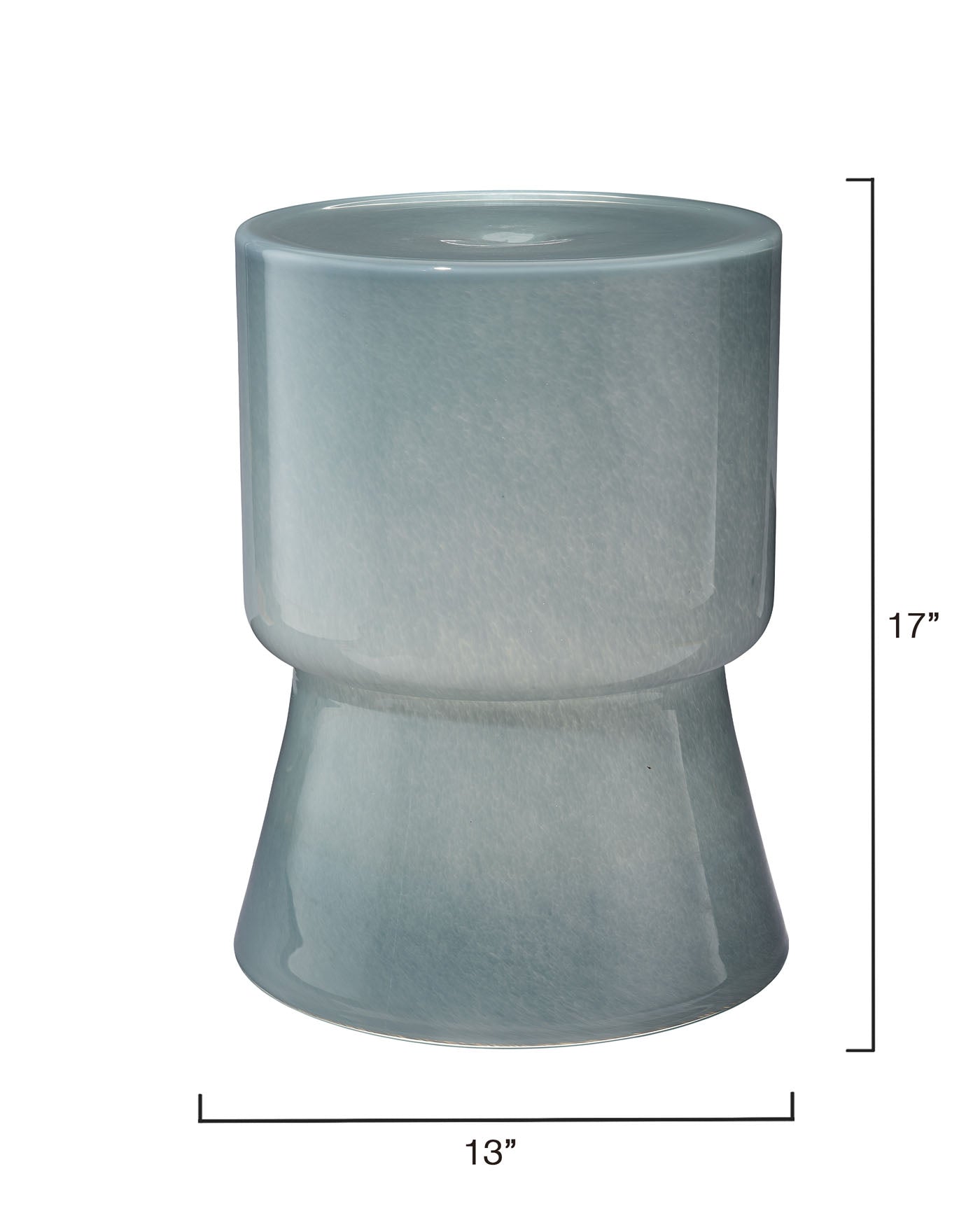 Huntington Garden Stool - Outdoor Patio Furniture, Durable Weather-Resistant Stool for Garden, Deck, Poolside & Backyard Decor