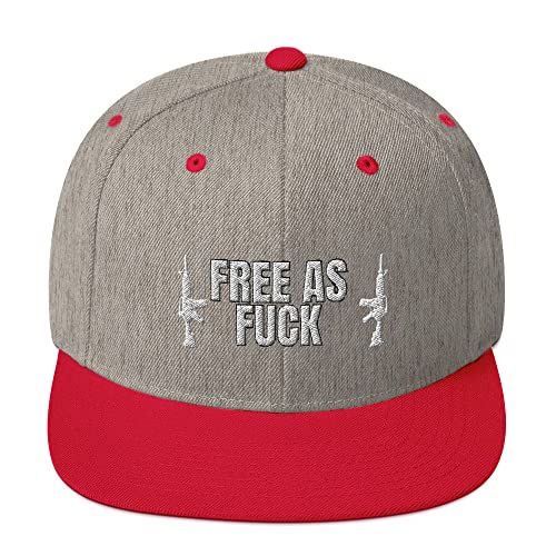 Heather Grey/ Red