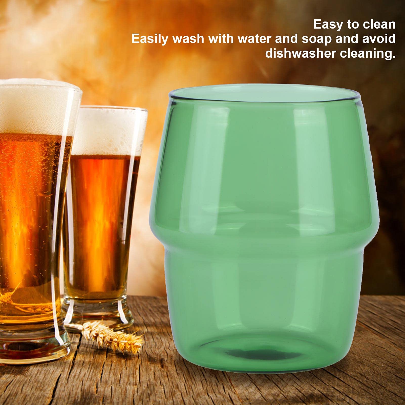 Heat-Resistant 350ml Coffee Mug with Exquisite Design - Perfect for Milk, Tea & Hot Drinks - Ideal Gift for Father's Day & Christmas (Green) - Great for Home, Office & Daily Commute