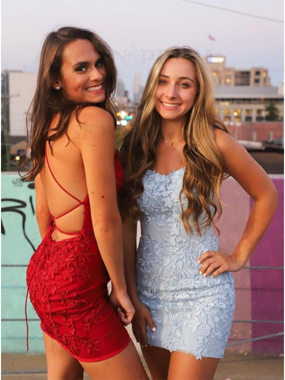 Mini Lace Prom Dresses Short Mermaid Homecoming Dress Winter Formal Gown for Teens - Perfect for Winter Dances, Holiday Parties & Special Occasions