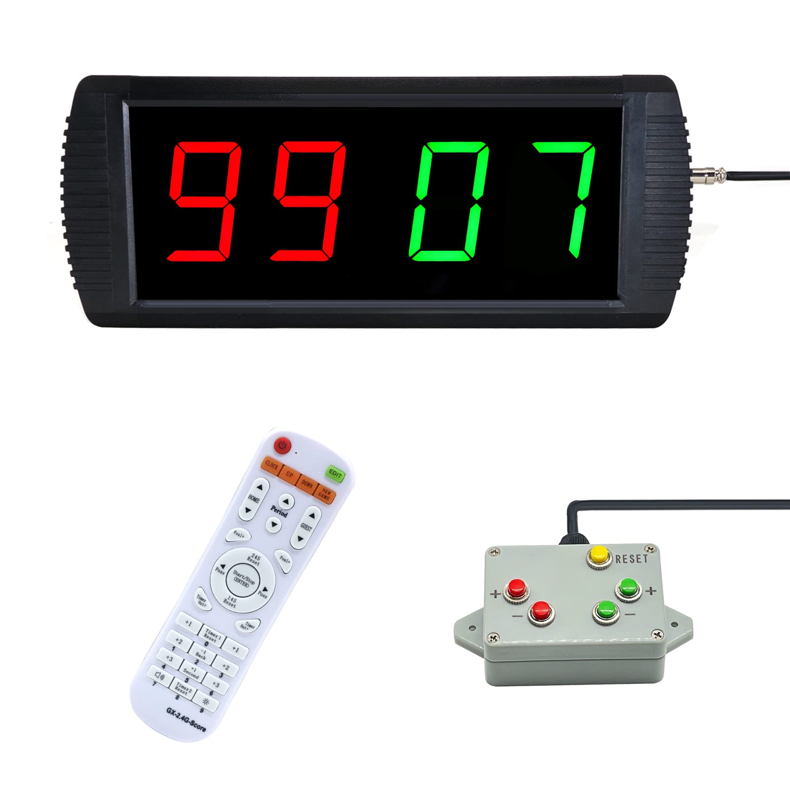 Portable Digital Electronic Scoreboard with Remote Control - 0-99 Score Keeper for Volleyball, Basketball, Football, Ping Pong & Badminton Games | Perfect for Sports Tournaments, School Gyms & Backyard Play