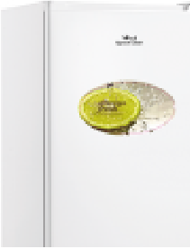 Queen Chef Compact Single Door Refrigerator - 100L Capacity, Energy Efficient, Frost-Free Design - Perfect for Dorms, Offices, and Small Apartments