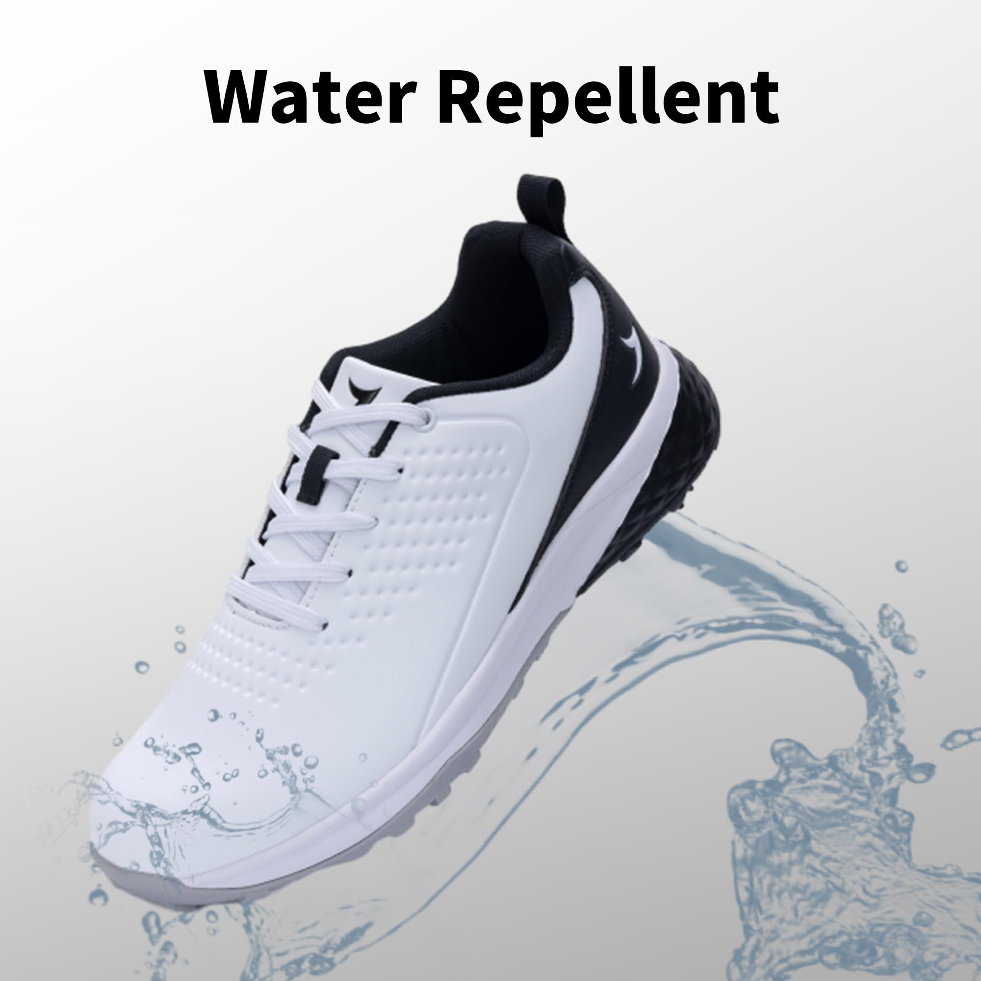 **Men's Waterproof Spiked Golf Shoes – Non-Slip Outdoor Golf Sneakers for Men | Perfect for Wet Conditions & Course Performance**