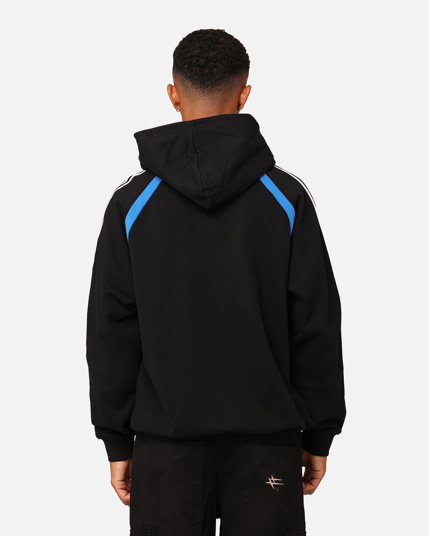 Adidas Oversized Hoodie for Men & Women - Black Cotton Pullover Hooded Sweatshirt | Casual Streetwear for Gym, Lounge & Everyday Wear