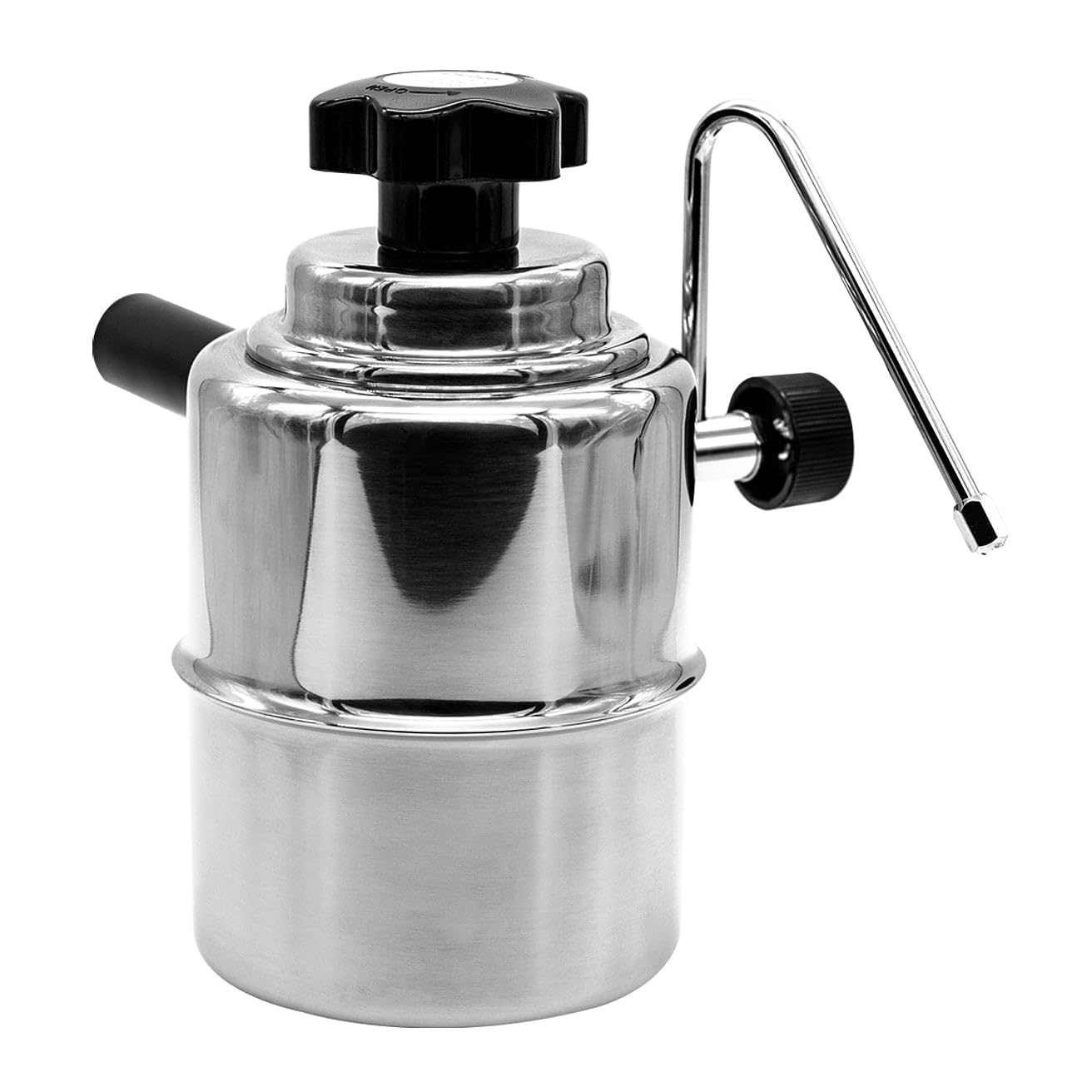 Bellman Stovetop Milk Steamer 50SS - Professional Espresso Frother for Lattes & Cappuccinos - Perfect for Home Baristas & Coffee Enthusiasts