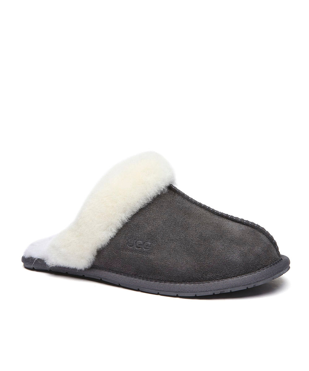 Men's UGG Snuggly Slippers - Cozy Indoor House Shoes with Soft Fleece Lining for Winter Comfort - Perfect for Lounging at Home, Relaxing by the Fireplace & Keeping Feet Warm in Cold Weather