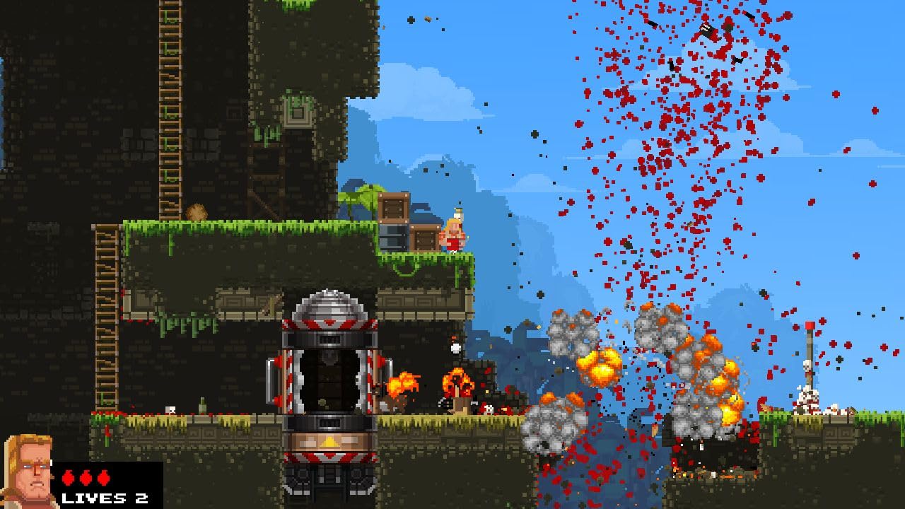 Broforce - Action-Packed PS4 Game | Multiplayer Co-op Adventure | Perfect for Game Nights & Online Battles
