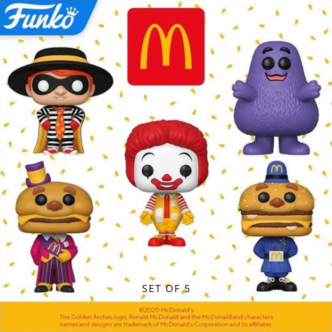 Funko Pop! AD ICONS: McDonald's Collectible Figures [Set of 5] - Perfect for Pop Culture Fans, Office Decor & Gift Giving