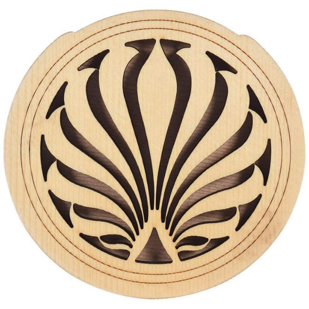 TwoS Guitar Sound Hole Covers - Anti-Feedback Device for Acoustic Guitars | Noise Reduction & Woodiness Protection | Perfect for Live Performances, Recording Studios & Practice Sessions (F)