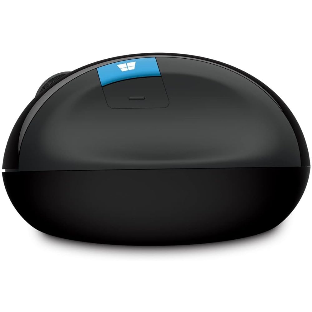 Microsoft Sculpt Ergonomic Wireless Mouse (L6V-00001) - Renewed Premium Comfort for Office & Home Use - Reduce Wrist Pain for Long Computer Work Sessions
