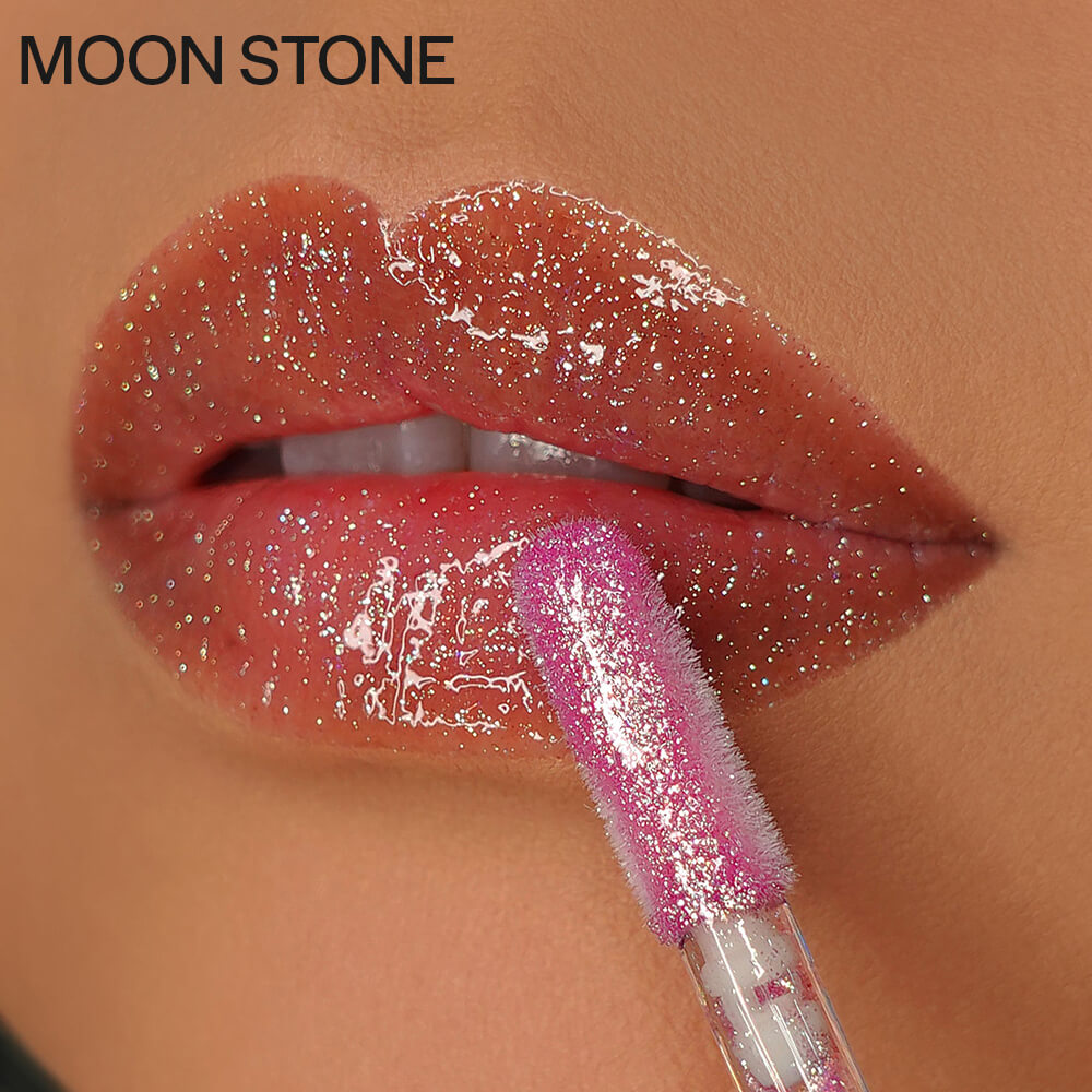 Queen Diamond Shimmer Lip Gloss - Long Lasting Hydrating Lip Gloss with Shimmer Finish for Women - Perfect for Parties, Dates & Everyday Wear