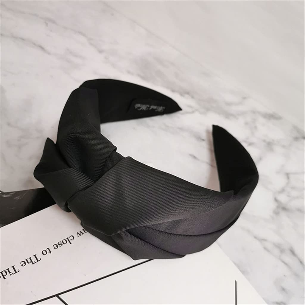 HDDFG Women's Fabric Knotted Headband - Solid Candy Color Hair Accessory for DIY, Handmade Hair Hoops | Perfect for Everyday Wear, Work, and Special Occasions