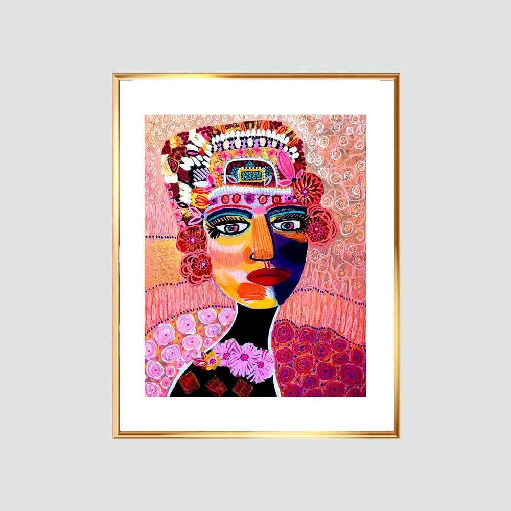 Empress Modern Art Print - Elegant Wall Decor for Living Room, Bedroom & Office | High-Quality Canvas Painting for Home & Office Decor