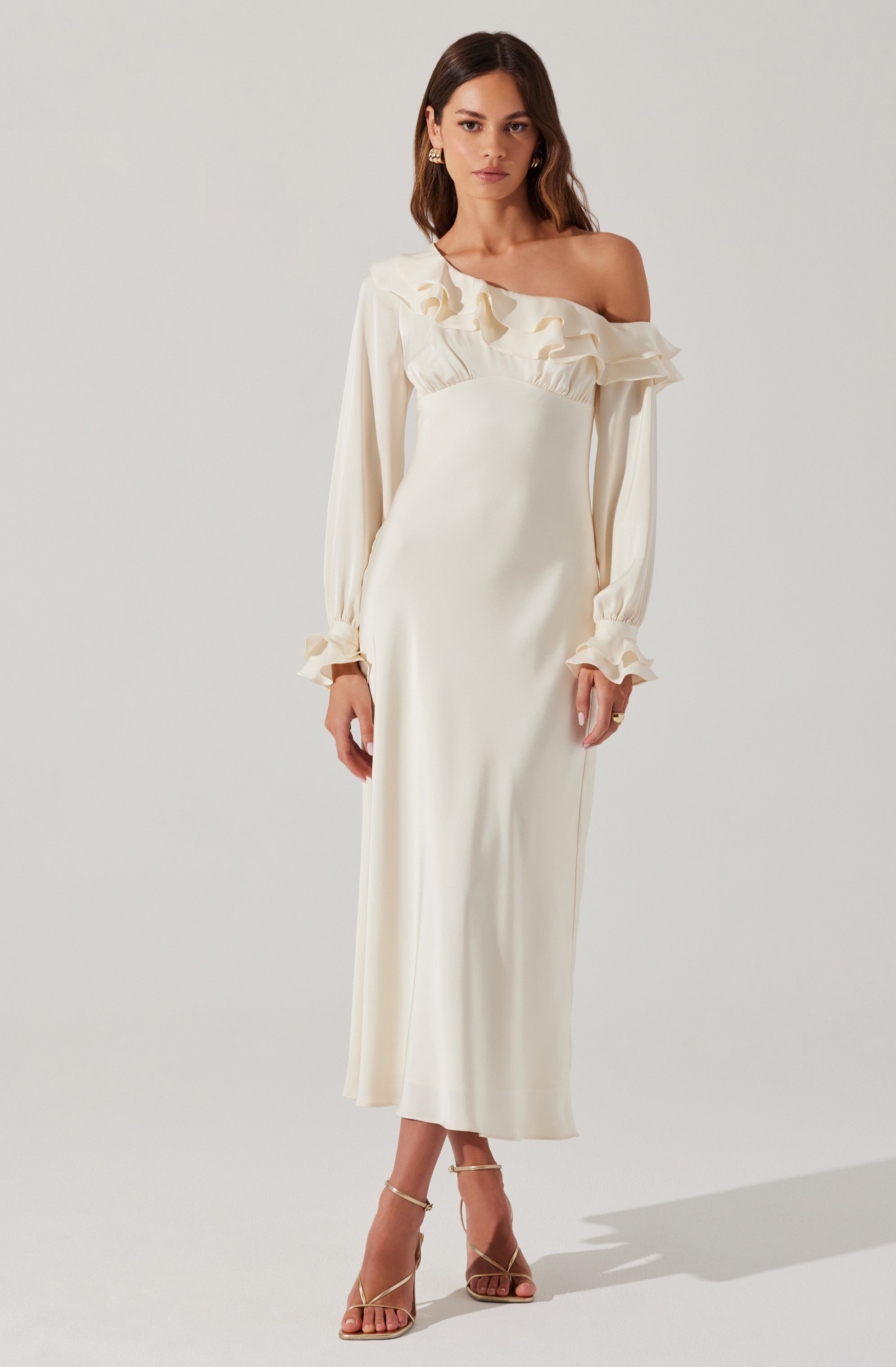 Coraline Satin Midi Dress for Women - Elegant Party & Cocktail Dress - Perfect for Weddings, Date Nights & Special Occasions