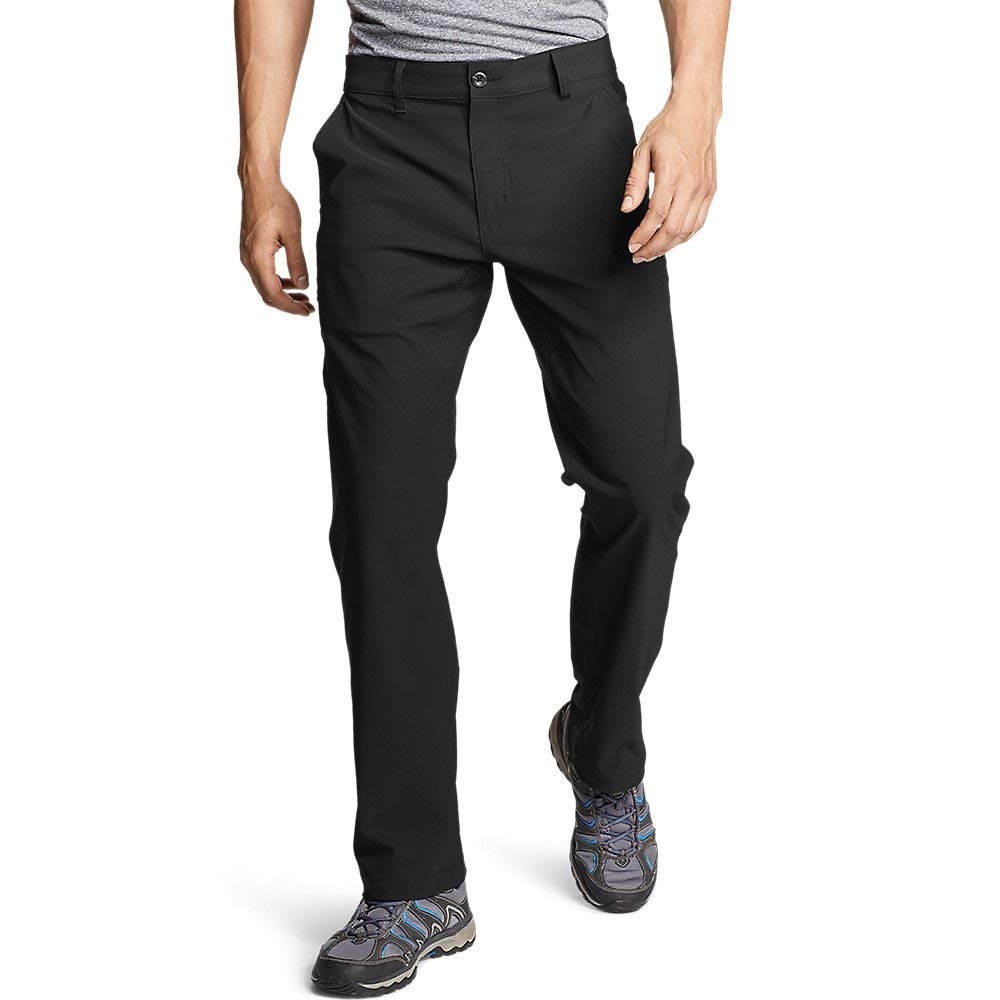 Eddie Bauer Men's Horizon Guide Chino Pants - Comfortable Stretch Travel & Work Pants for Outdoor Adventures & Business Casual Wear