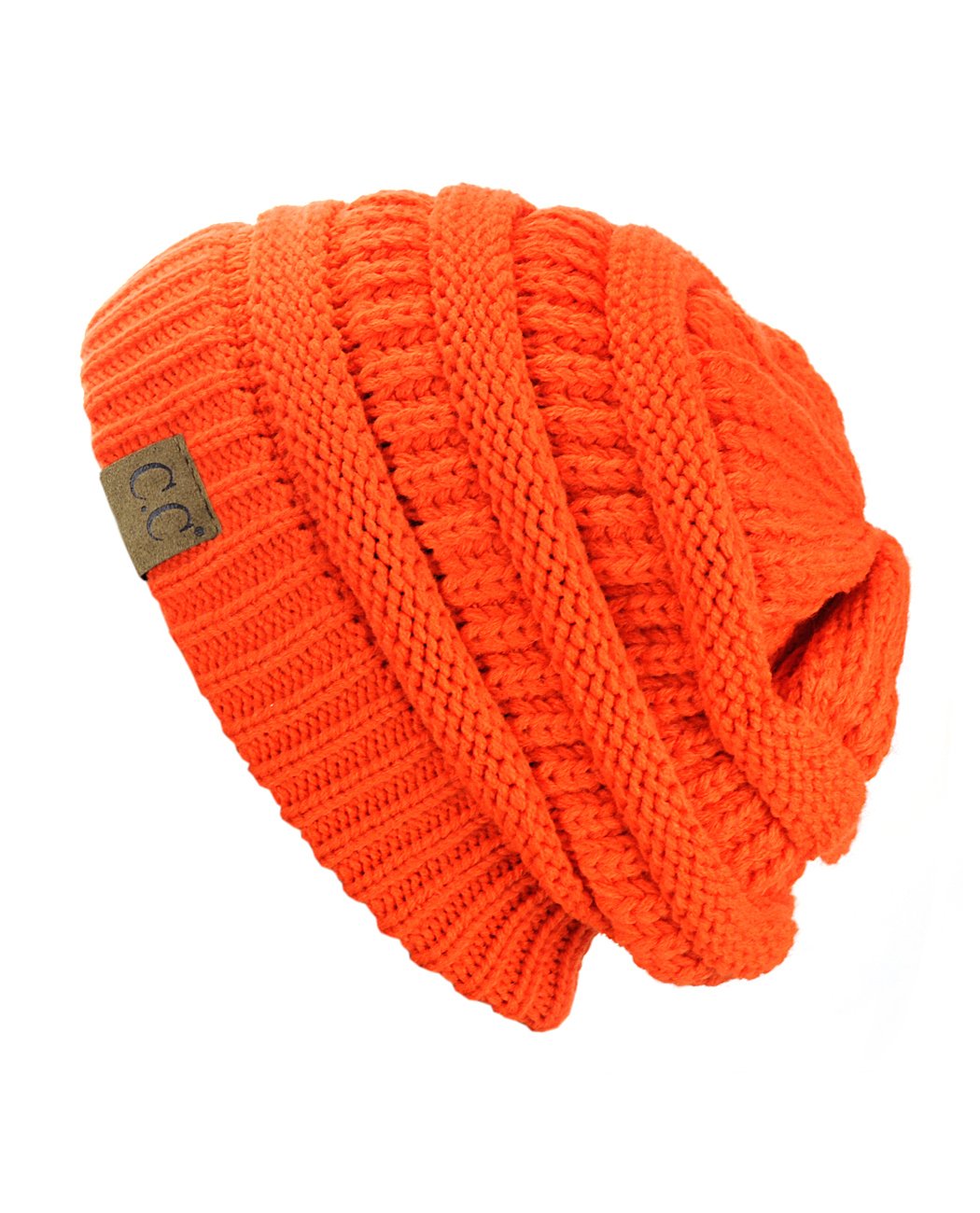 Trendy Chunky Cable Knit Beanie for Women - Soft Stretch Winter Hat for Cold Weather - Cozy & Warm Accessory for Outdoor Activities, Skiing, and Casual Wear