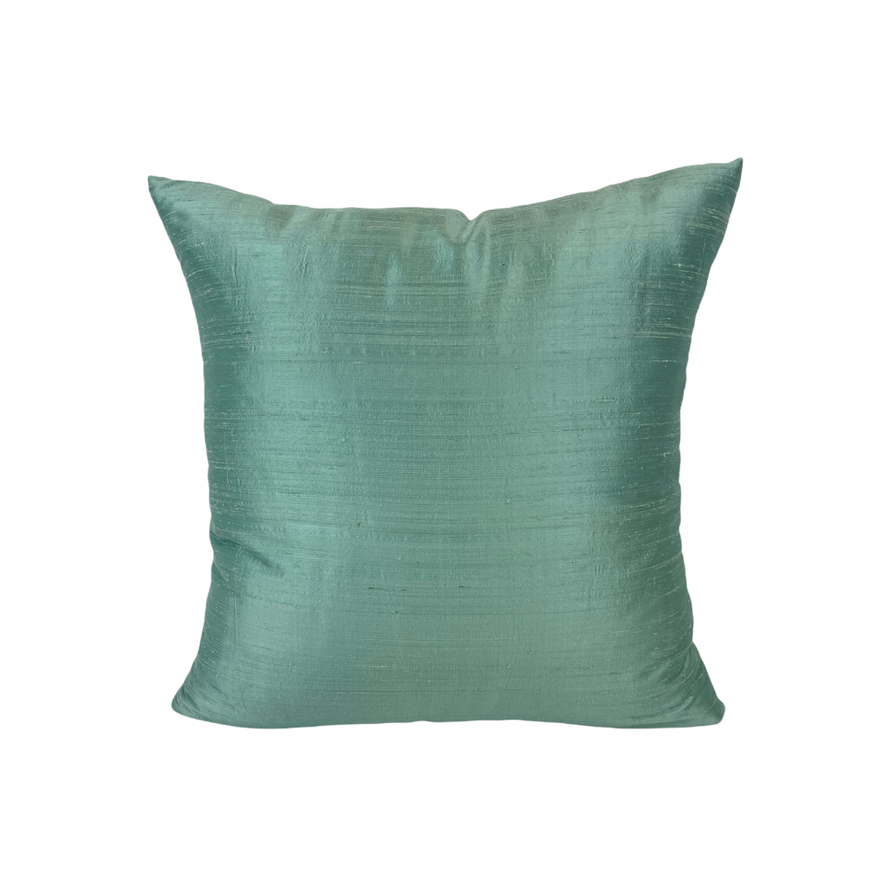 17x17 Dupioni Silk Spearmint Green Decorative Throw Pillow - Perfect for Sofa, Bed & Home Decor
