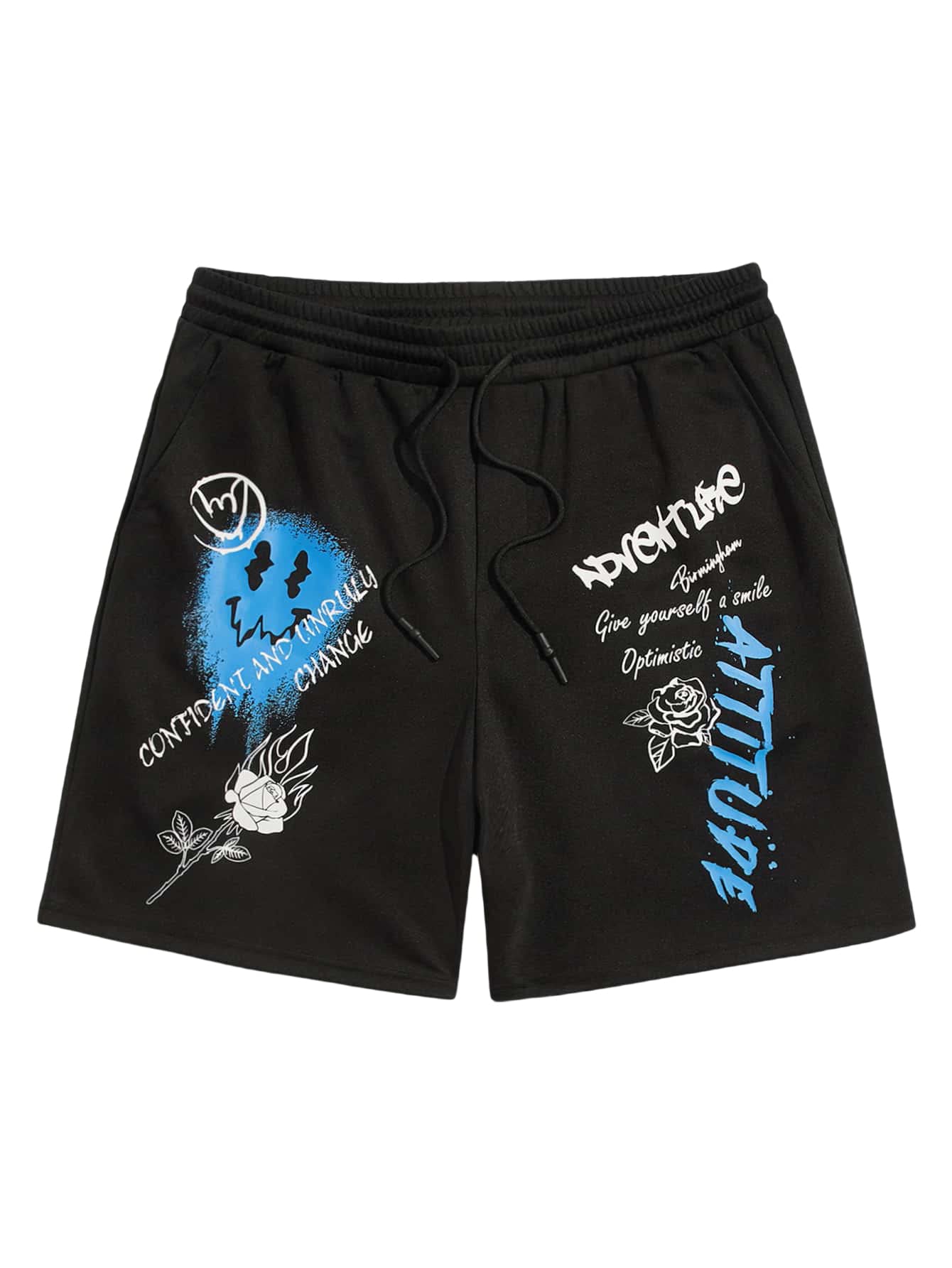 Romwe Men's Lightweight Running Shorts - Breathable Quick-Dry Gym Workout Shorts with Pockets for Jogging, Training & Outdoor Activities