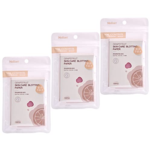 Beaupretty 3-Pack Oil Blotting Paper Sheets for Face | Matte Oil Control & Shine Absorption | Reusable Makeup Blotting Papers for Women & Men | Perfect for On-the-Go, Gym, Office & Travel