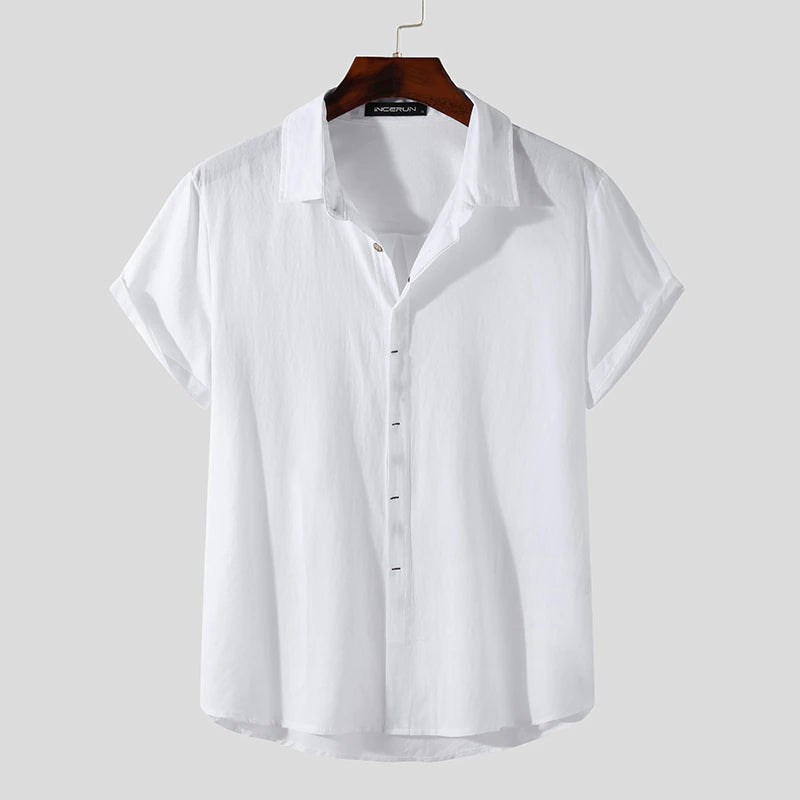 Antonio's Premium 100% Cotton Men's Casual Shirt - Breathable & Comfortable for Office, Travel & Everyday Wear