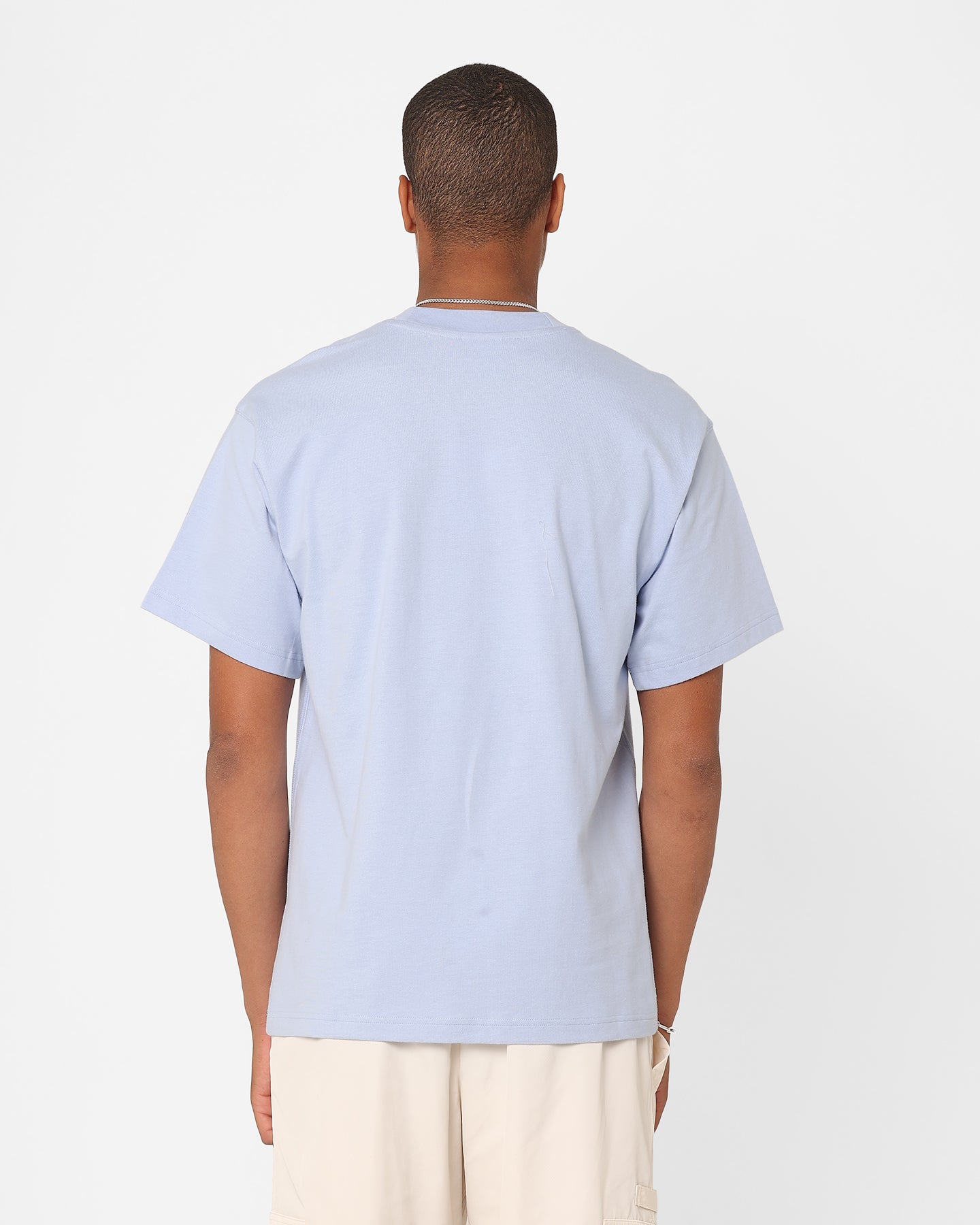 Adidas Adicolor Contempo T-Shirt for Men - Blue Dawn - Casual Comfort Fit Cotton Tee for Everyday Wear & Street Style