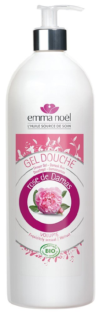 Emma Noël Damascus Rose Shower Gel - Organic & Vegan for Sensitive Skin | Relaxing Bath & Shower Experience