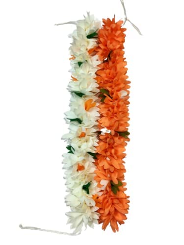 PMW - 2 Pack Artificial Garland Flower Juda Gajra - Women's Hair Bun Accessories for Bharatanatyam Dance & Traditional Occasions - Perfect for Weddings, Festivals & Cultural Performances