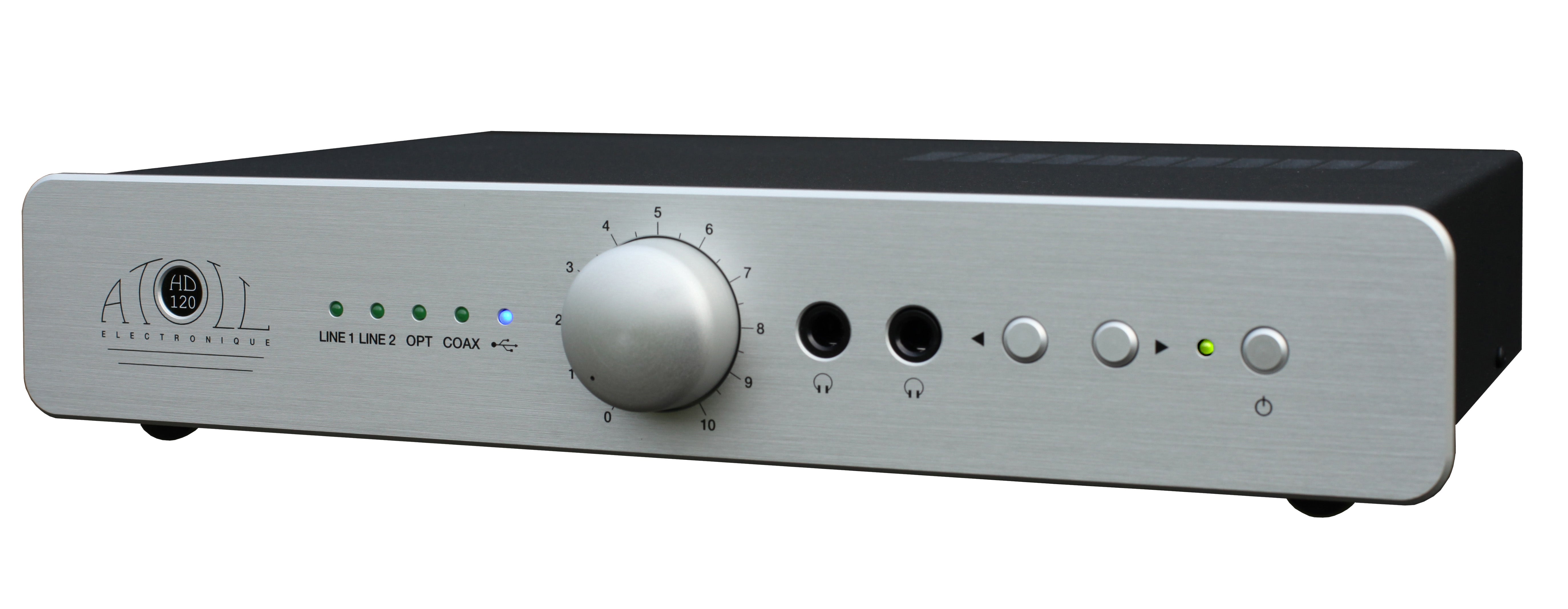 Atoll HD120 High-Fidelity Preamplifier & Headphone Amplifier with Built-in DAC - Audiophile Grade Audio Equipment for Home Studio & Music Listening (Demo Available)