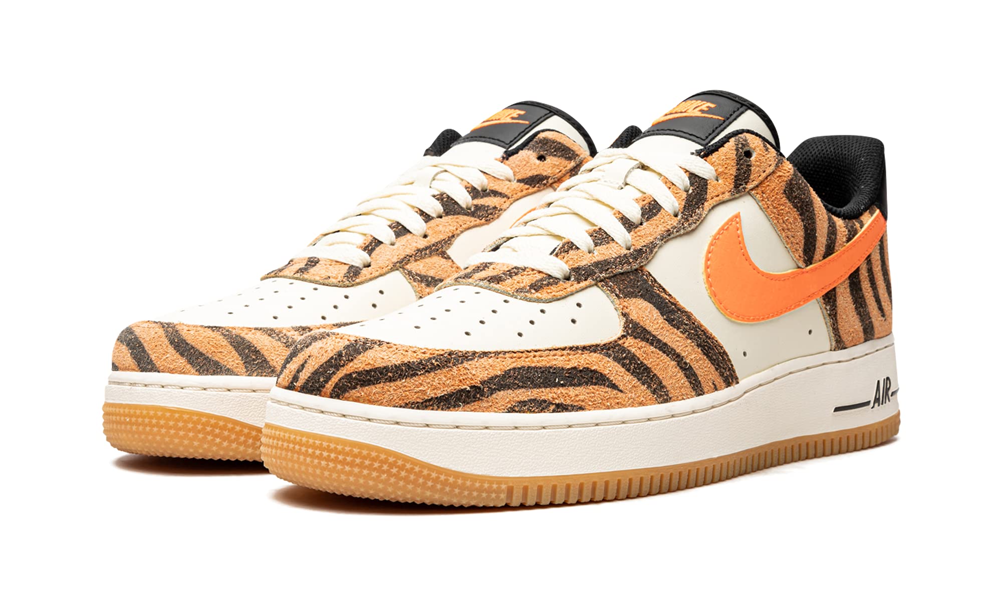 Nike Men's Air Force 1 Low Basketball Shoes - Coconut Milk/Atomic Orange - Size 9 | Classic Sneakers for Casual Wear, Street Style & Basketball Games