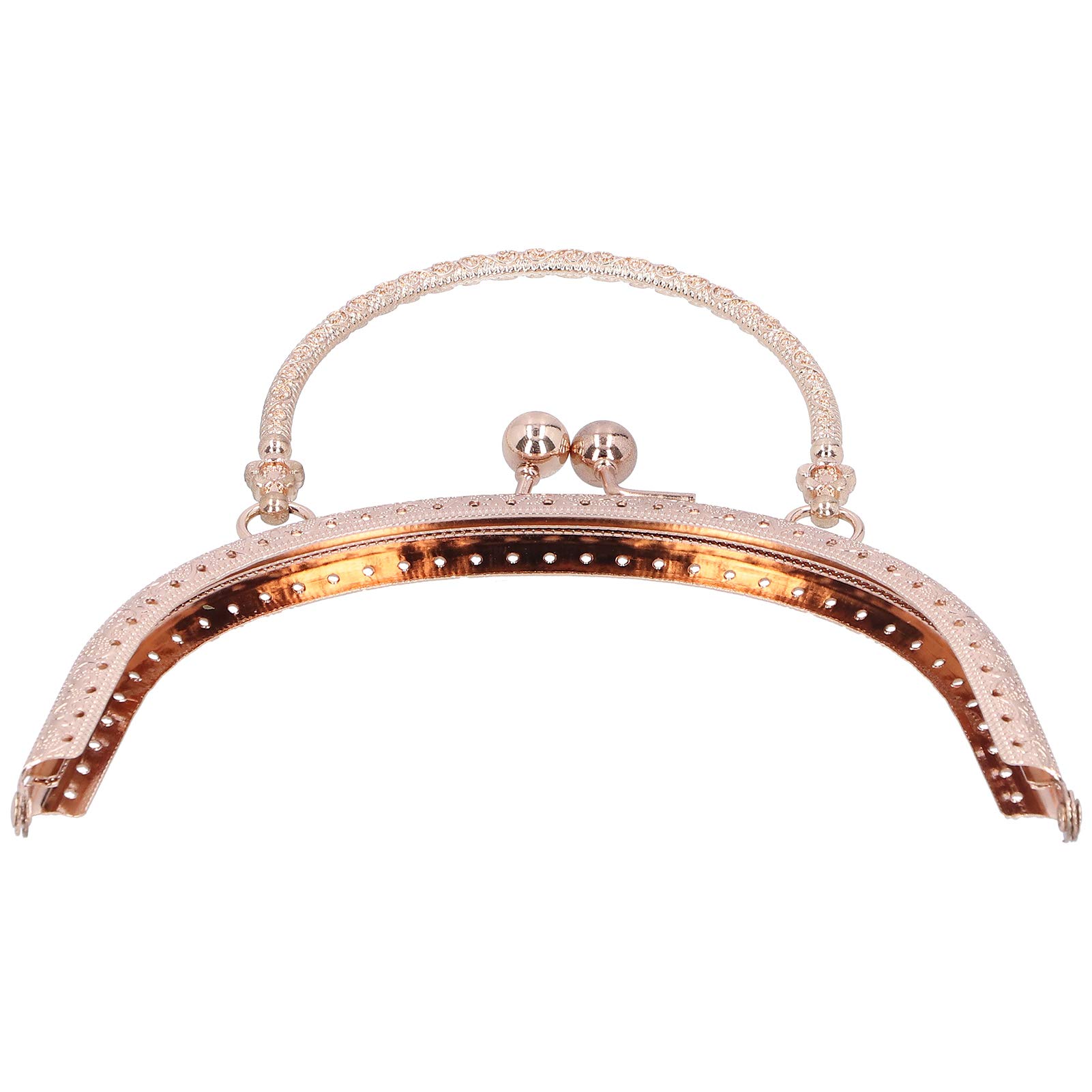 Stylish Gold Purse Handle & Clasp Frame - Durable & Attractive Bag Accessory for Women's Handbags, Totes & DIY Projects (B01-028-00509) | Perfect for Everyday Use, Gift Giving & Fashion Upgrades