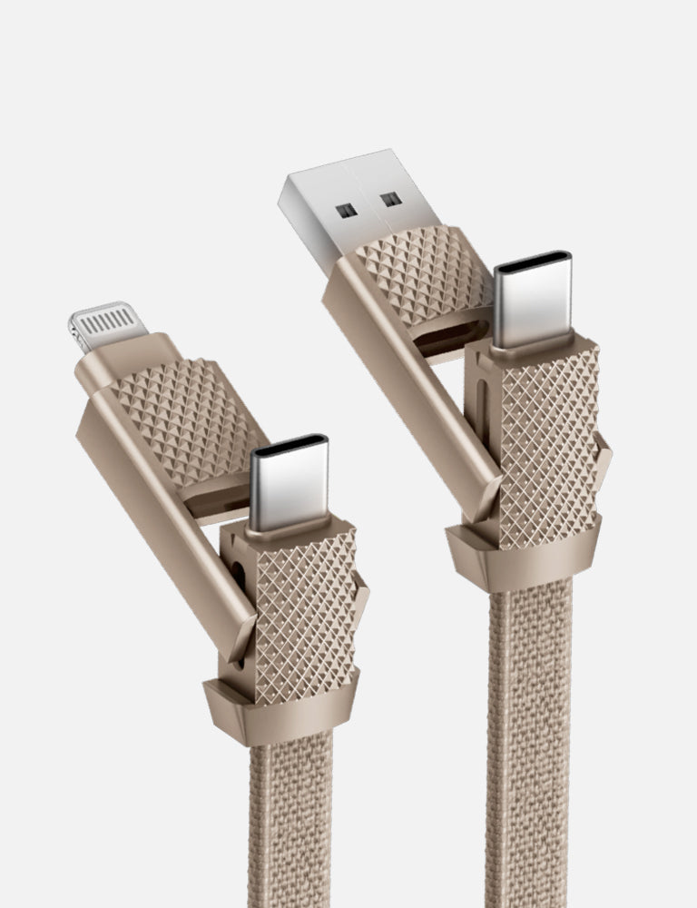 GoCharge Alucable - Fast Charging USB Cable for iPhone, Android & More | Durable & High-Speed Data Sync | Perfect for Home, Office & Travel