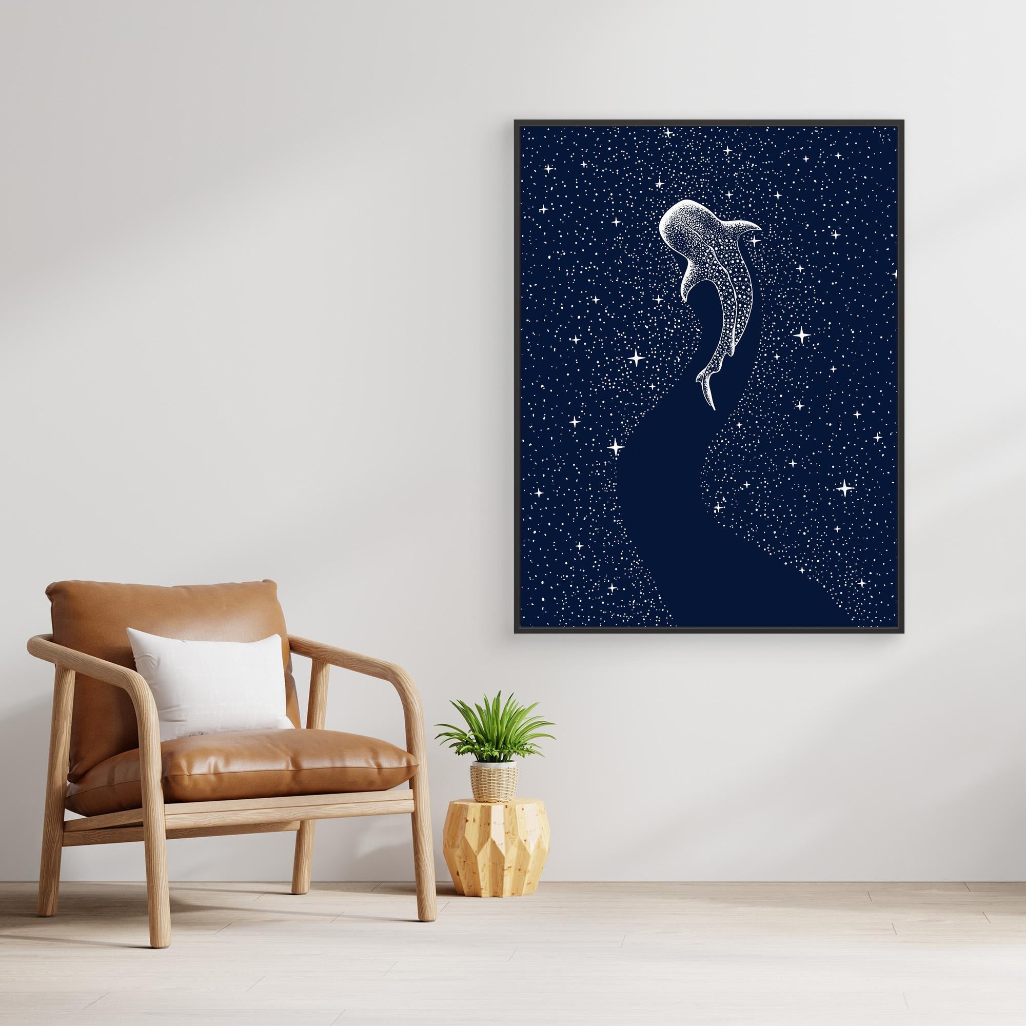Star Eater by Alirıza Çakir - Premium Canvas Art Print | Space Themed Wall Decor for Living Room, Bedroom & Office