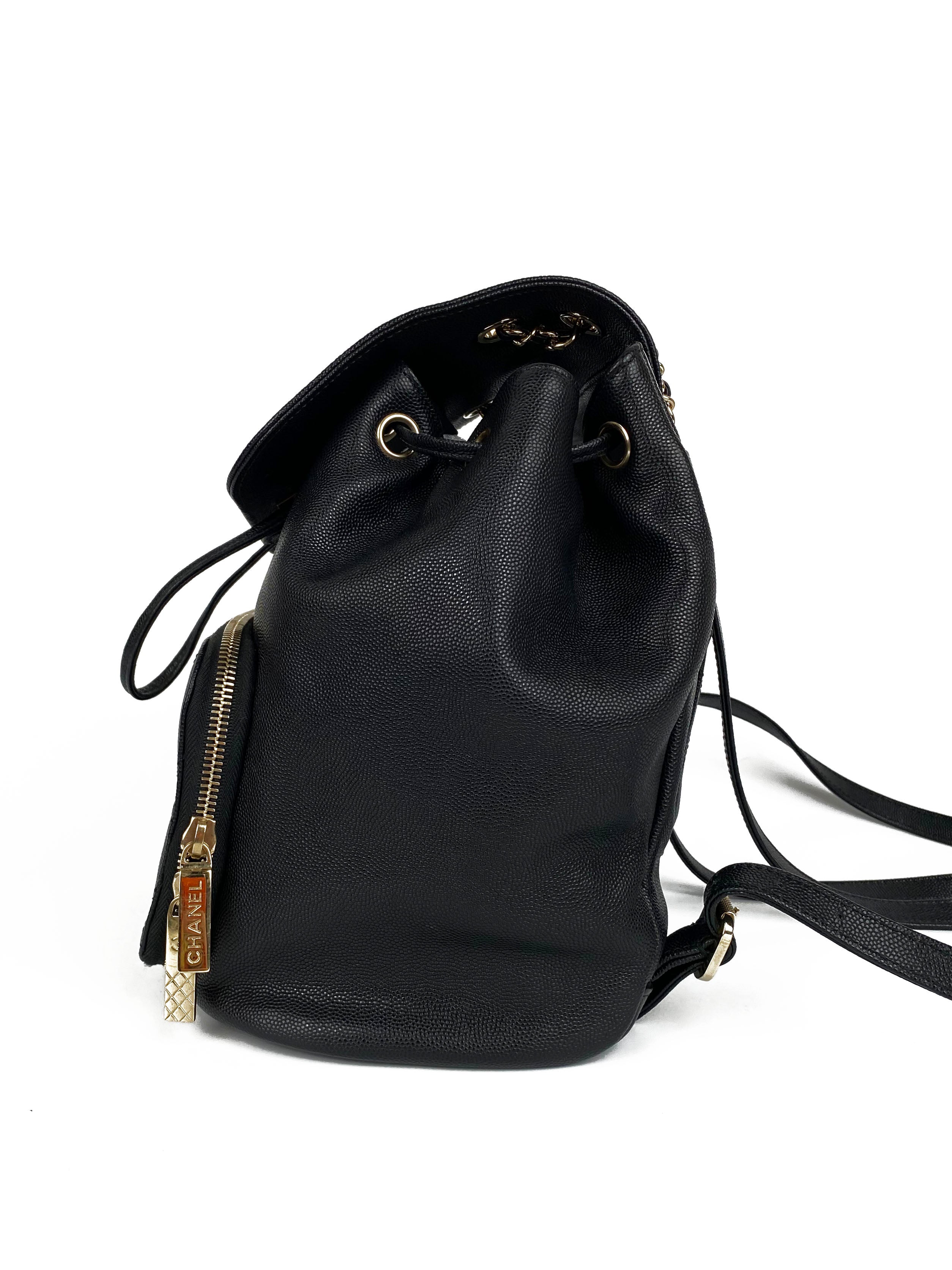 Chanel Black Business Affinity Backpack for Women | Luxury Designer Backpack for Work, Travel & Everyday Use | Stylish & Functional Handbag for Professionals