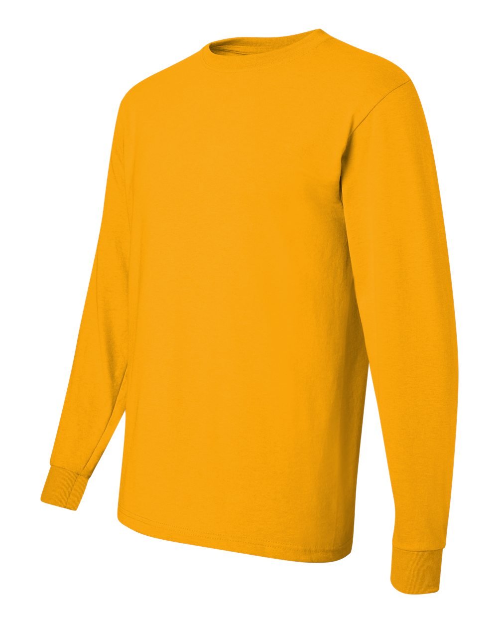Jerzees 5.6 oz. 50/50 Heavyweight Blend Long-Sleeve T-Shirt for Men - Comfortable Cotton Polyester Crewneck Shirt for Work, Casual Wear & Outdoor Activities
