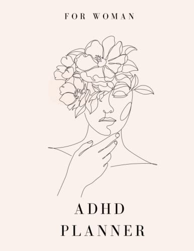 ADHD Daily Planner for Women & Adults - 200 Page Productivity & Schedule Organizer for ADHD Book Lovers - Perfect for Work, School & Personal Goal Tracking