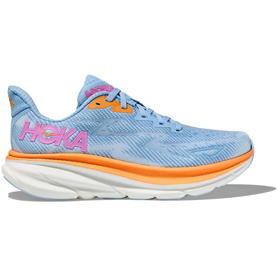 HOKA Women's Clifton 9 Running Shoes - Lightweight Cushioned Sneakers for Road Running, Jogging & Gym Workouts