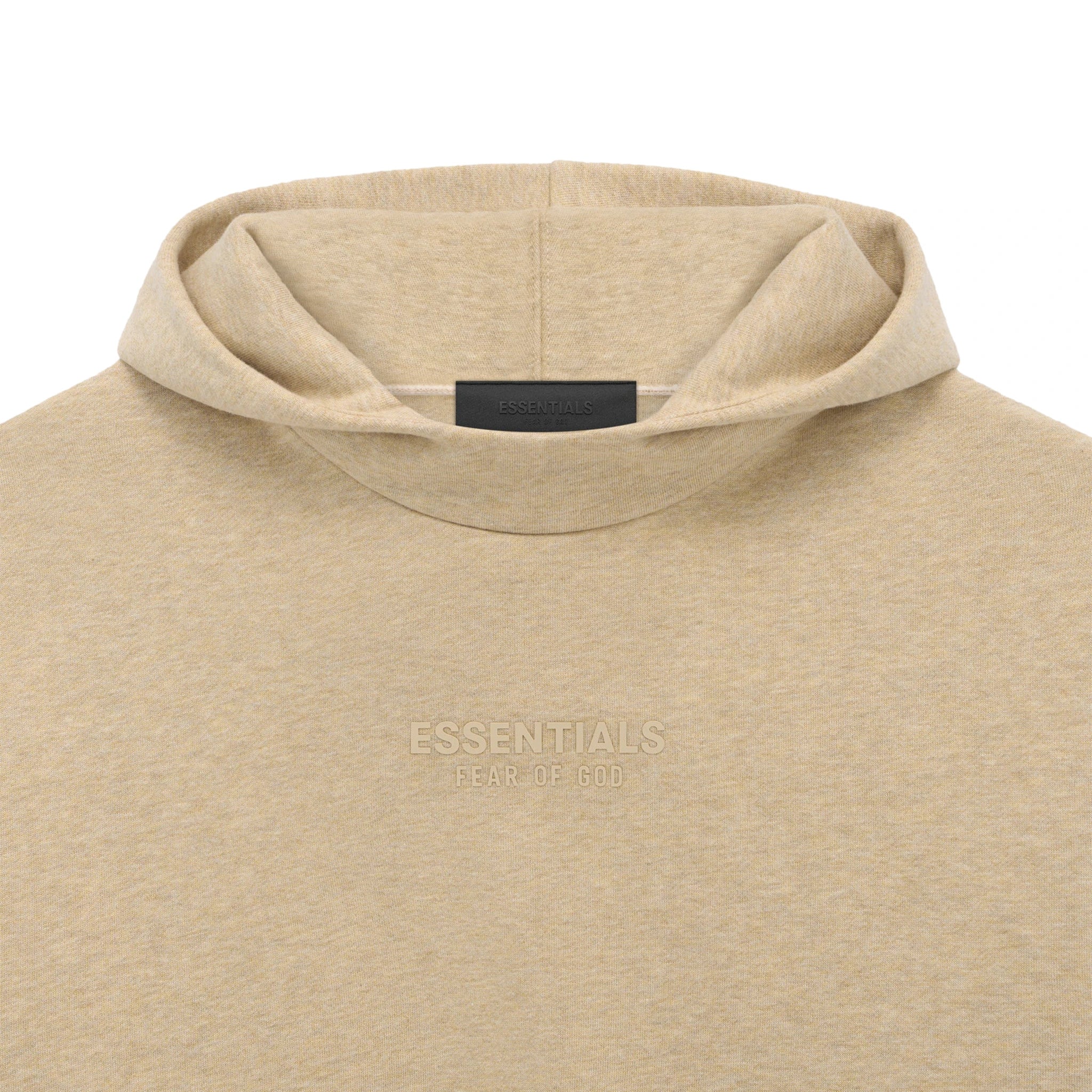 Fear Of God Essentials Gold Heather Hoodie (FW23) - Premium Streetwear for Men & Women - Perfect for Casual Wear, Gym, and Outdoor Activities