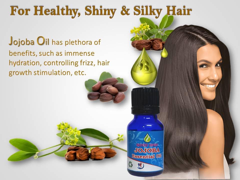 100% Pure Natural Organic Jojoba Essential Oil - Undiluted, Cold Pressed for Hair, Skin & Nails - Aromatherapy, Massage & DIY Beauty - 50mL Premium Therapeutic Grade Oil