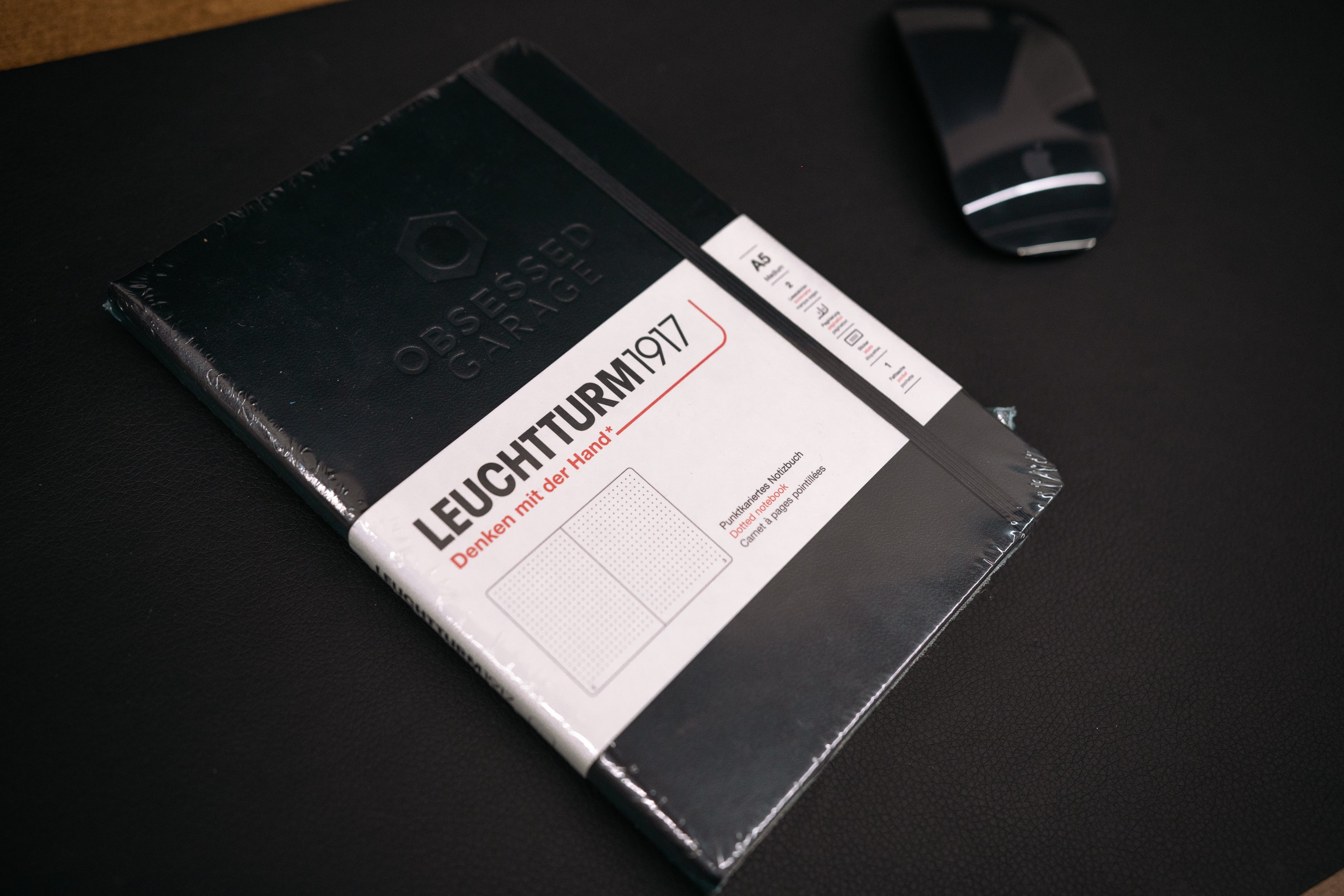 Premium Obsessed Garage Leuchtturm1917 Notebook Journal - Perfect for Car Enthusiasts & Lotus Emira Owners - Ideal for Garage Logs, Maintenance Tracking & Giveaway Events