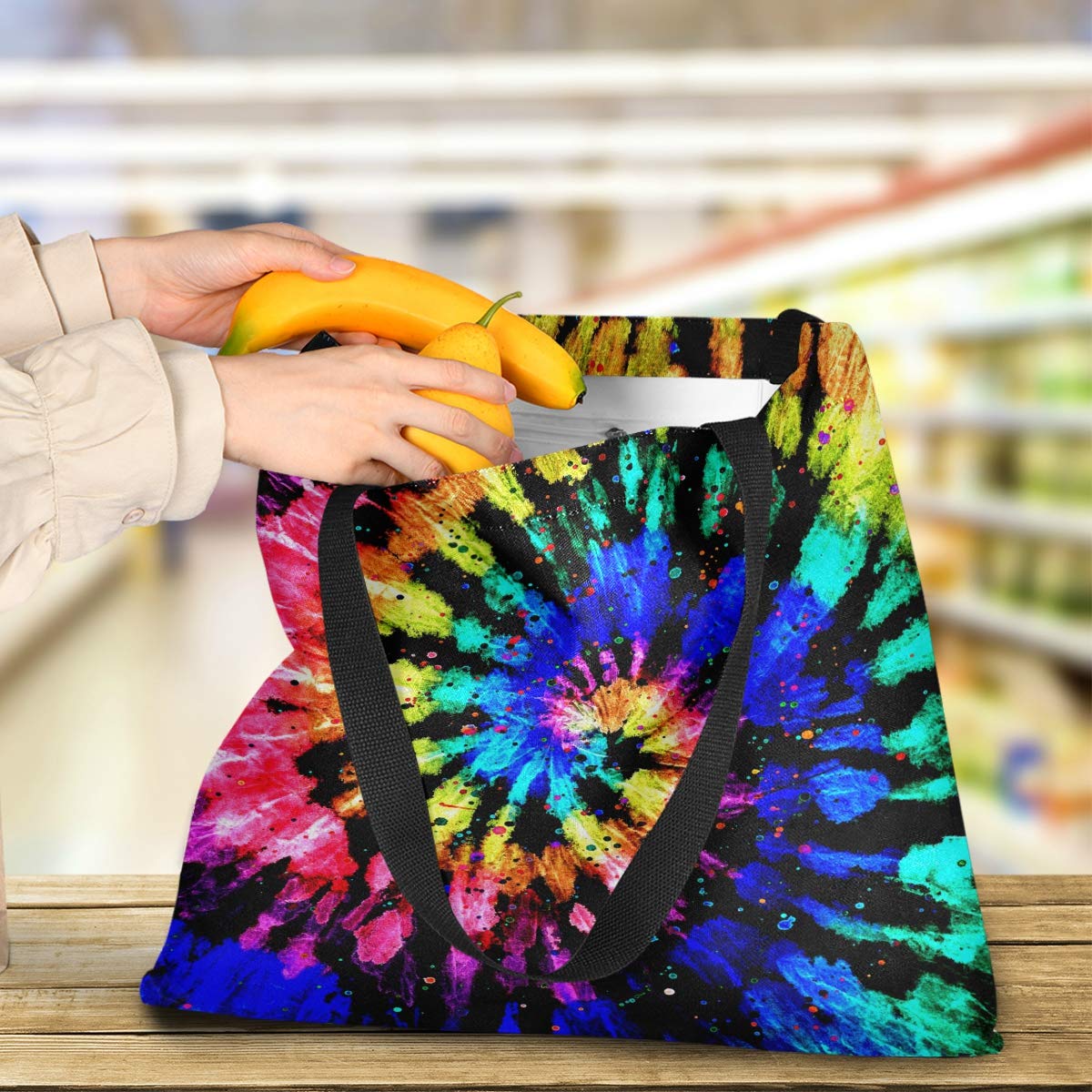 Visesunny Large Women's Casual Shoulder Bag - Stylish Canvas Tote for Shopping, Grocery & Daily Use - Perfect Work, Travel & Beach Accessory