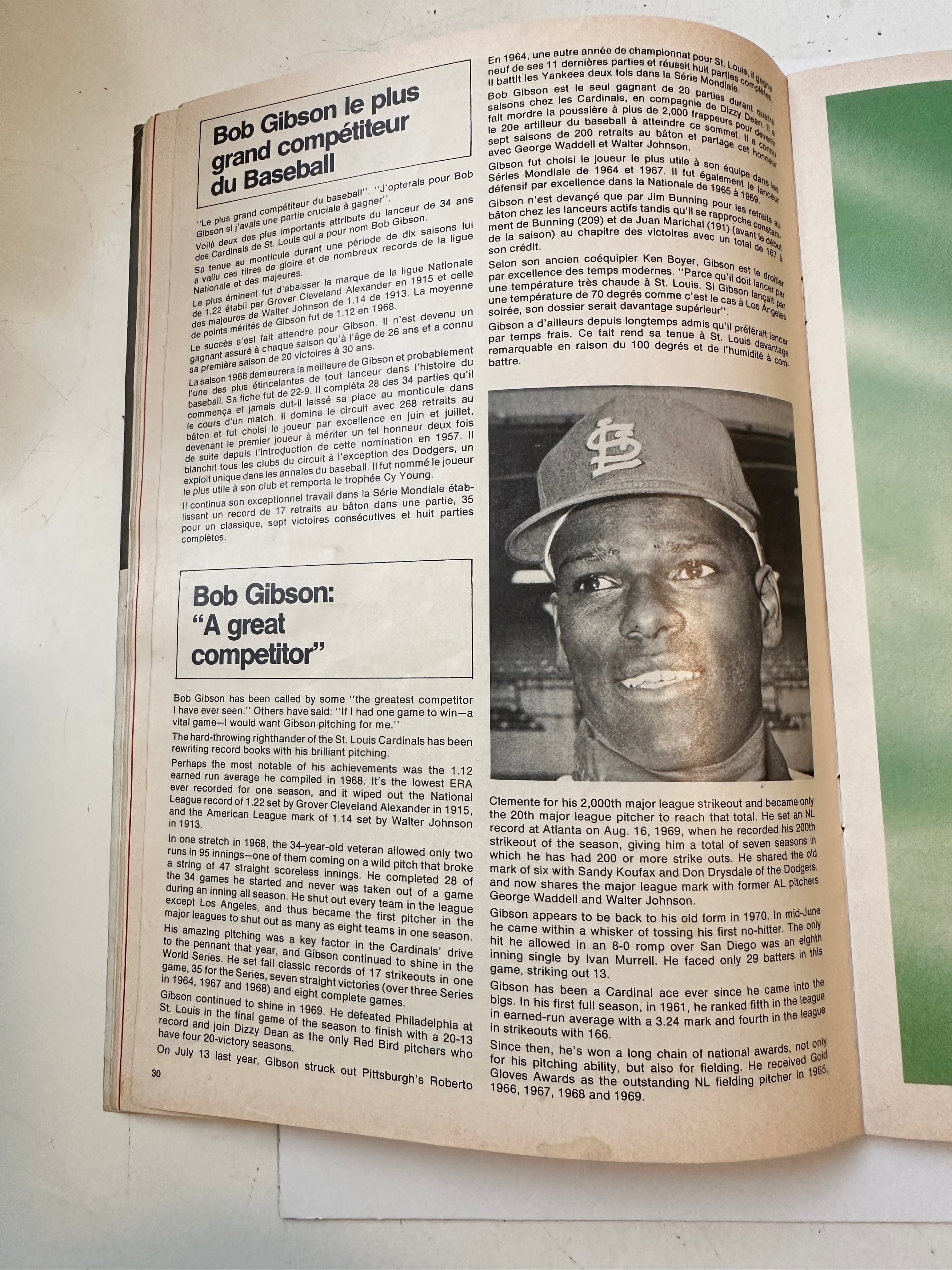 Vintage 1970 Montreal Expos Baseball Game Program - Collectible MLB Memorabilia for Sports Fans & History Enthusiasts | Perfect for Display, Gifts, and Nostalgic Baseball Collections