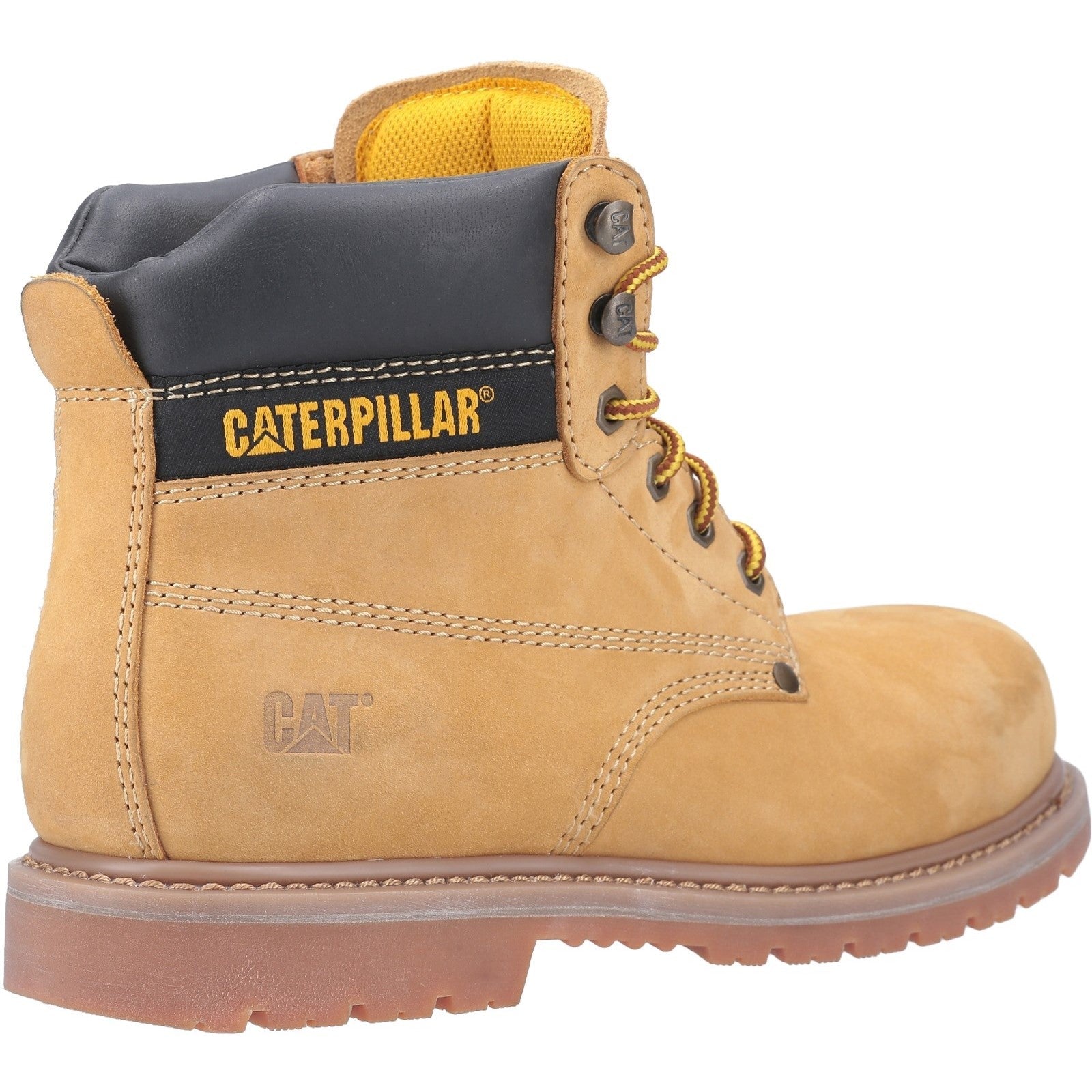 Caterpillar Powerplant SB GYW Safety Work Boots for Men - Steel Toe, Slip Resistant, Electrical Hazard Protection - Ideal for Construction, Warehouse & Industrial Work