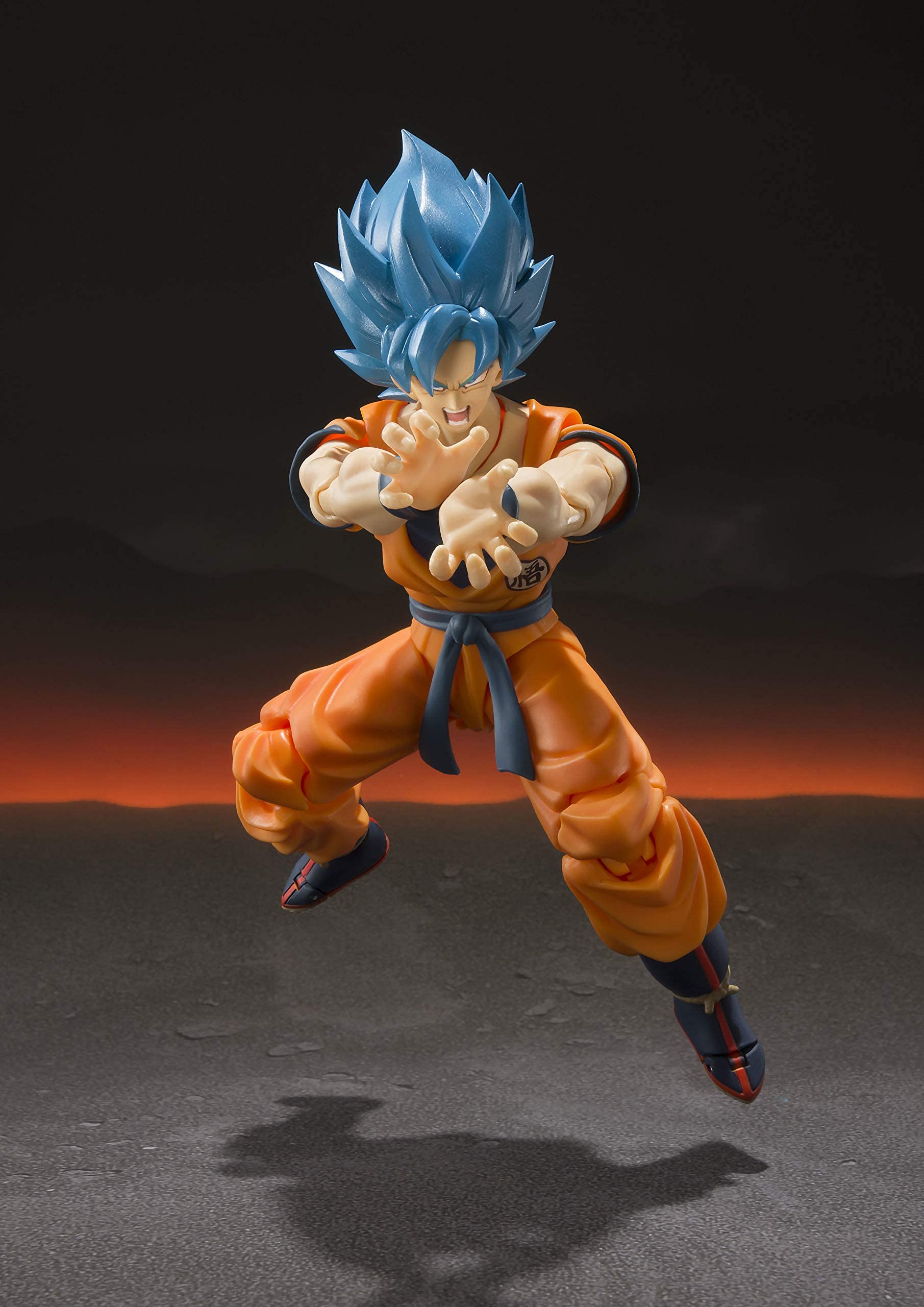 Bandai S.H. Figuarts Super Saiyan God Super Saiyan Goku Action Figure - Dragon Ball Super Broly Collectible Model for Anime Fans & Display