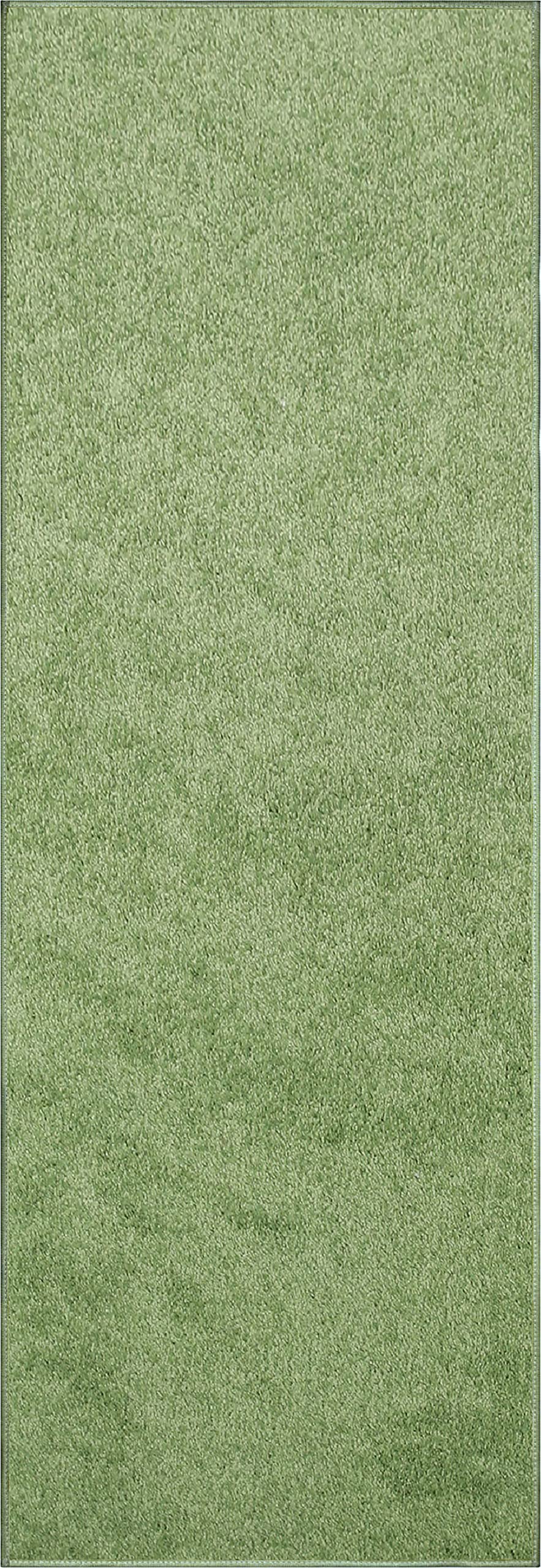 Lime Green Oversized Solid Color Area Rug 7x25 Feet - Soft Plush Living Room Carpet for Home Decor, Bedroom, Office & Dorm