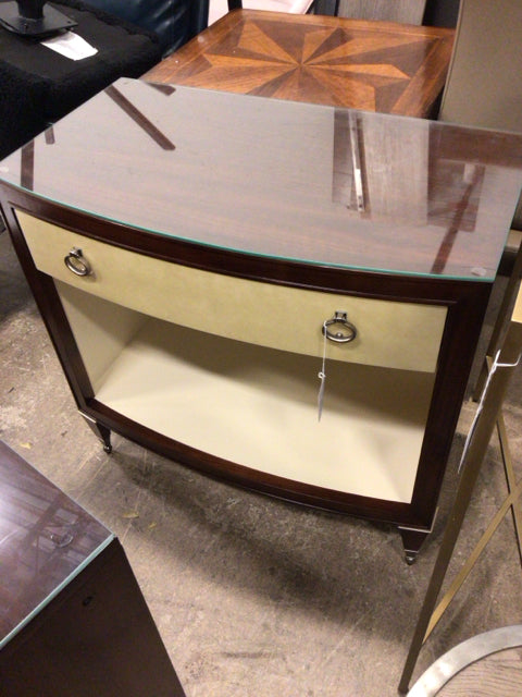 Caracole 1-Drawer Nightstand - Modern Bedside Table with Storage for Bedroom, Living Room & Guest Room