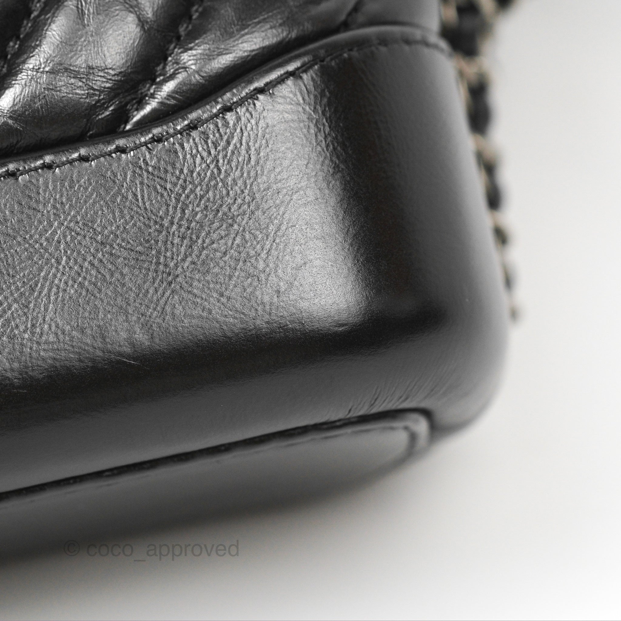 Chanel Chevron Small Gabrielle Hobo Bag in Black Aged Calfskin with Mixed Hardware - Luxury Shoulder Bag for Women, Perfect for Work, Travel and Everyday Use