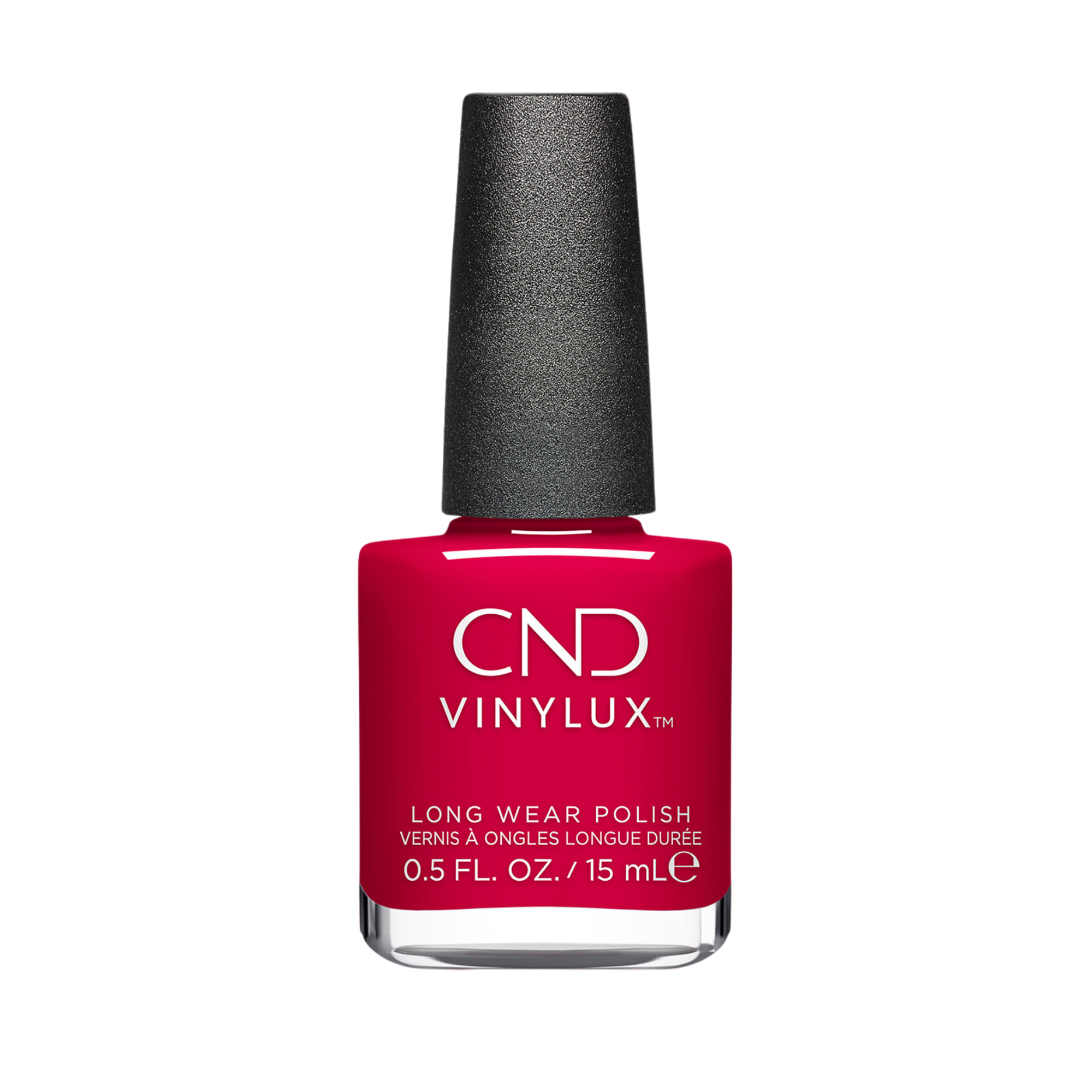 CND Vinylux Long Wear Nail Polish - Scarlet Letter (0.5 fl oz) - 7+ Days Shine, Chip-Resistant Formula for Salon-Quality Manicures at Home | Perfect for Parties, Weddings & Special Occasions