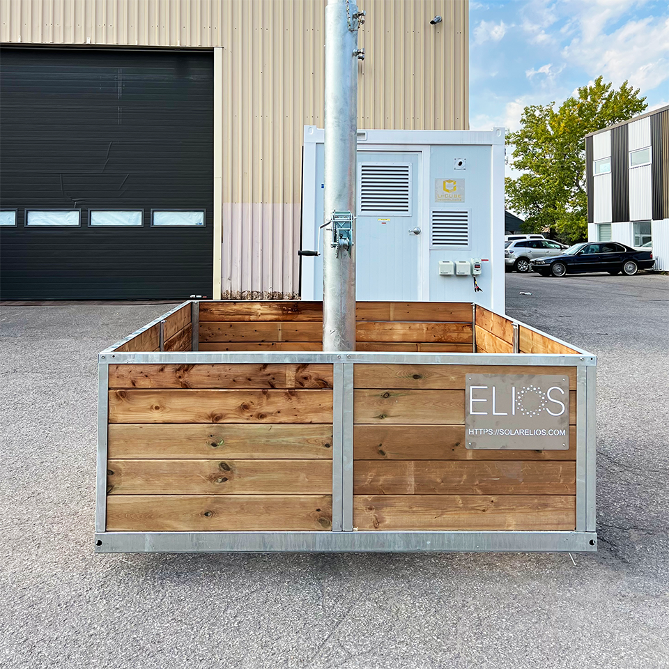 Elios Basket 8 Panel Post for Elios Arbora P8 - Rock Filled Garden Planter | Perfect for Outdoor Patio, Balcony & Landscaping Decor