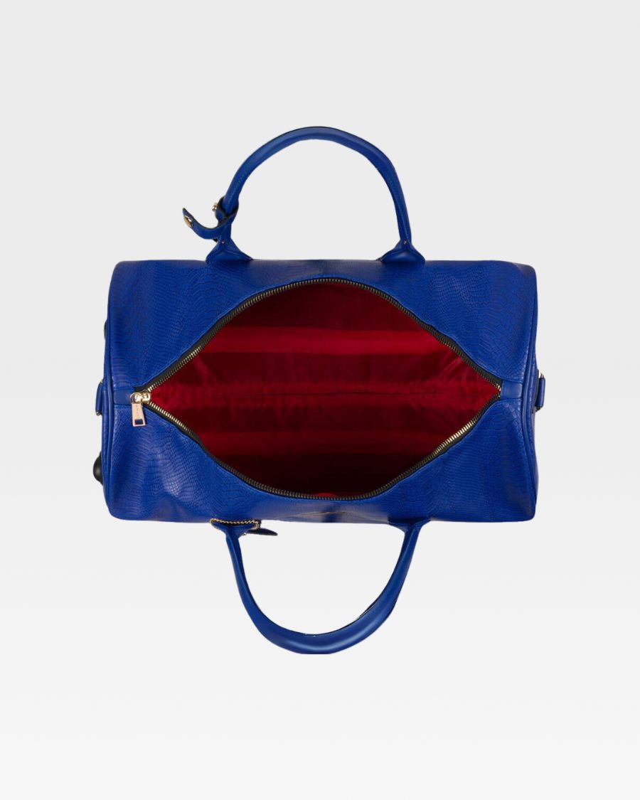 Apollo 1 Rolling Duffle Bag - Royal Blue Travel Luggage with Wheels for Gym, Sports & Weekend Getaways