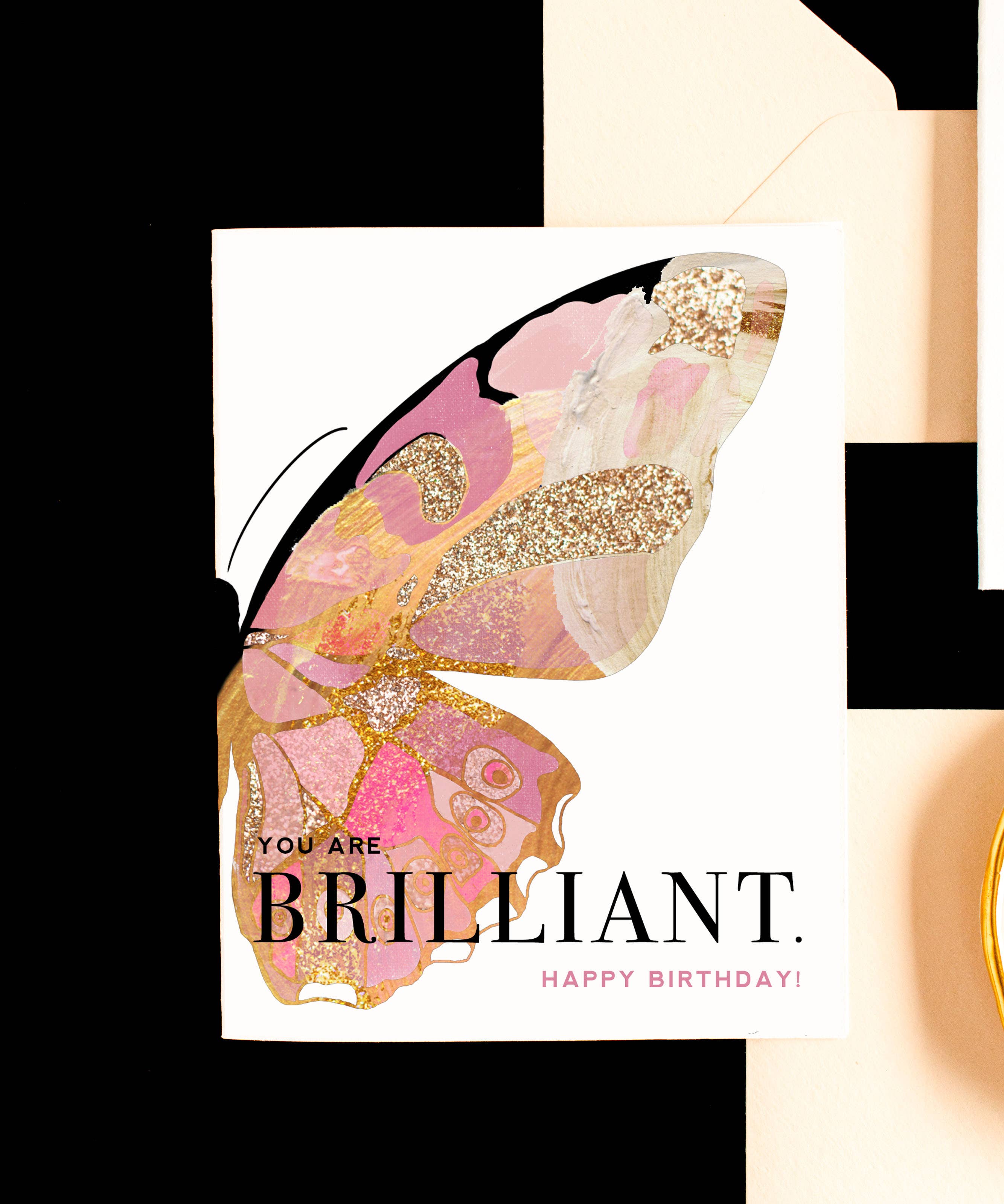 Elegant Butterfly Greeting Card - Beautiful Handmade Design for Birthdays, Anniversaries & Special Occasions | Perfect Gift for Loved Ones